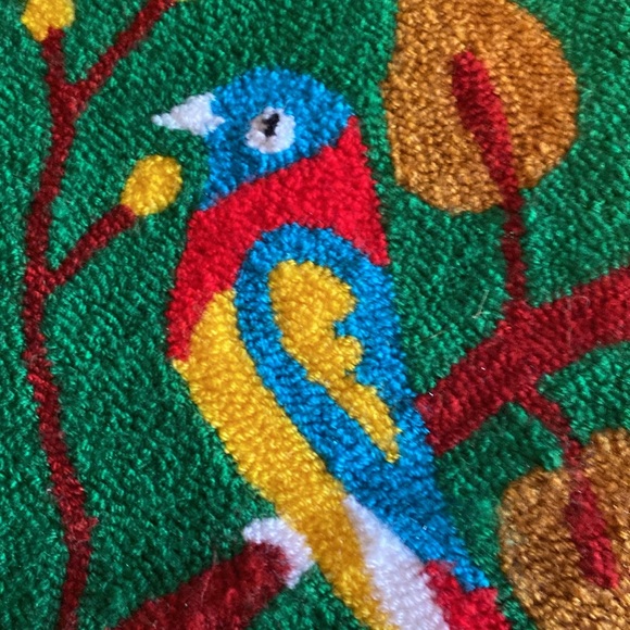 Wall hanging, TERE Guajiro Artesania tapestry, colorful bird - Picture 6 of 6
